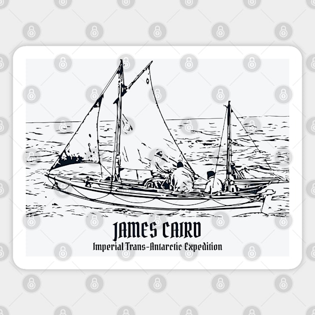 James Caird -  Imperial Trans-Antartic Expedition Magnet by Lakeric